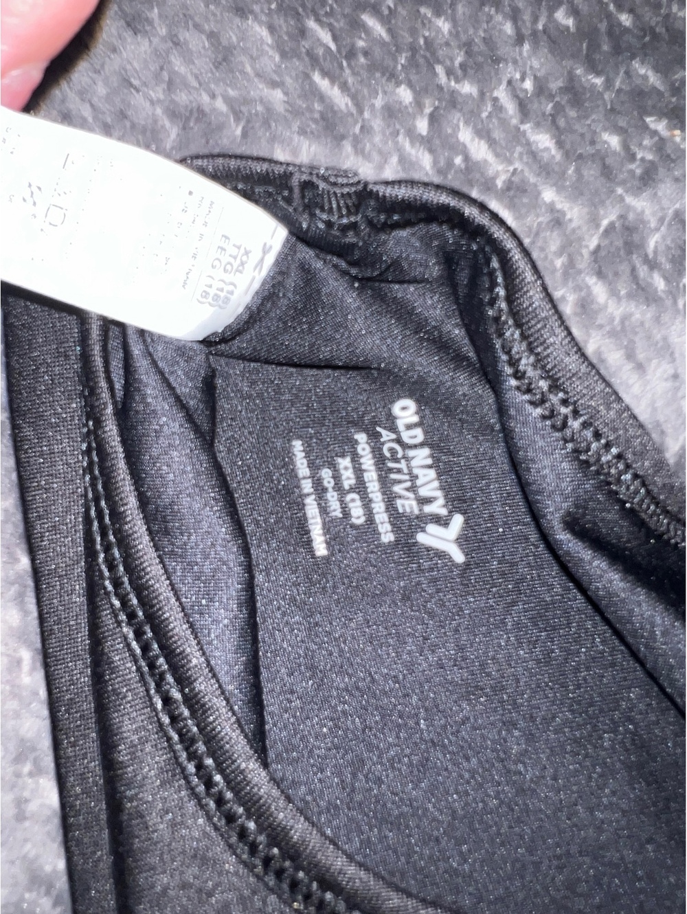 Old Navy, Active Sports Bra, girls XXL (18) - Picture 3 of 3
